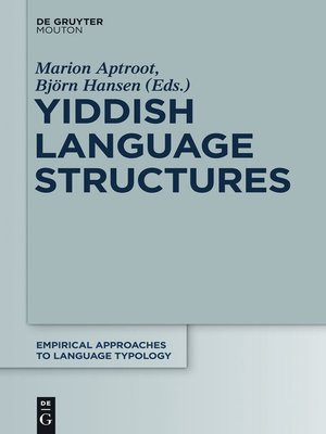 cover image of Yiddish Language Structures